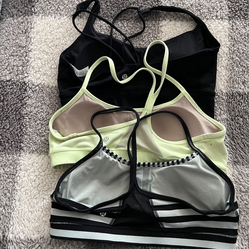 Lululemon longline bra almost brand new size 10